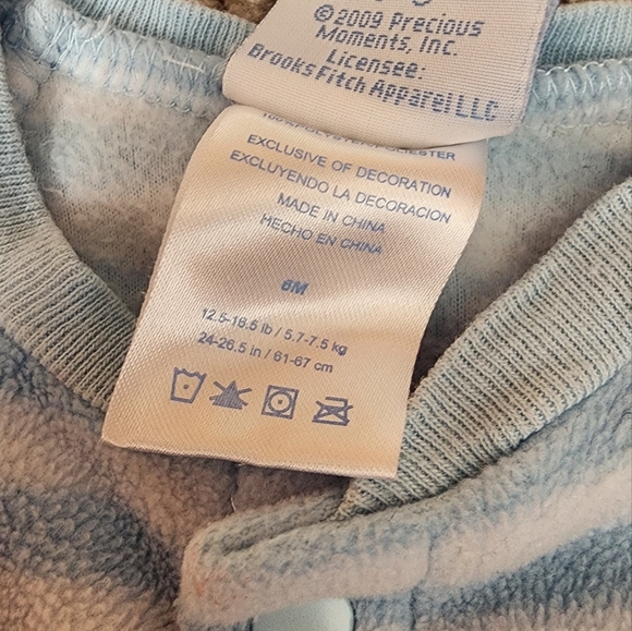 Precious Moments Footie Pajamas - Picture 3 of 4